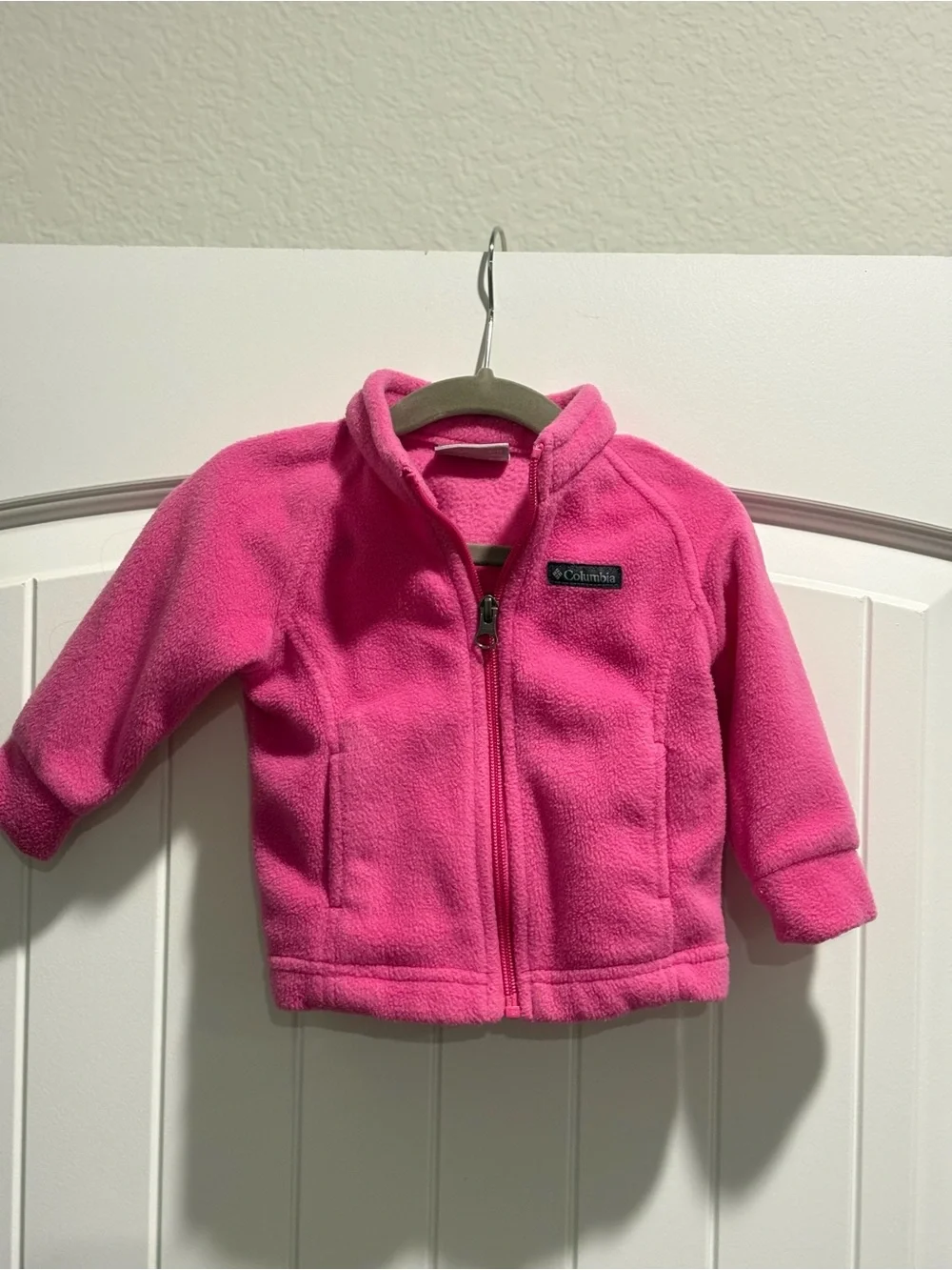 Columbia Steens Mountain Fleece Jacket Pink 6-12 Months Full Zip